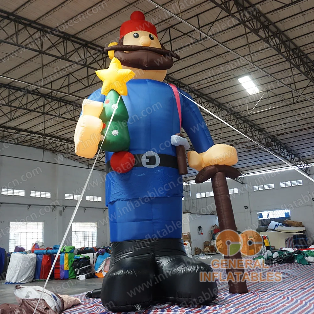 GCAR-073  Yukon Cornelius Inflable con Árbol